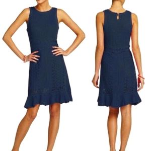 Lily Pulitzer Molly Azalea Harbor Crotchet Sweater Dress